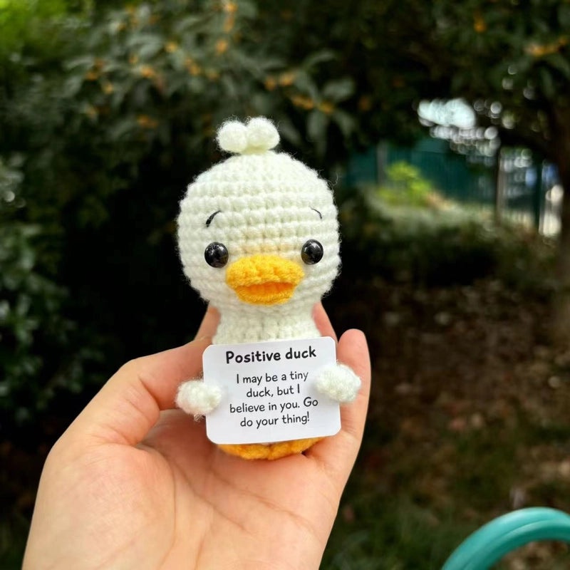 Handmade Wool Knitted Penguin Plush Toy for Stress Relief and Fun | Toys & Games