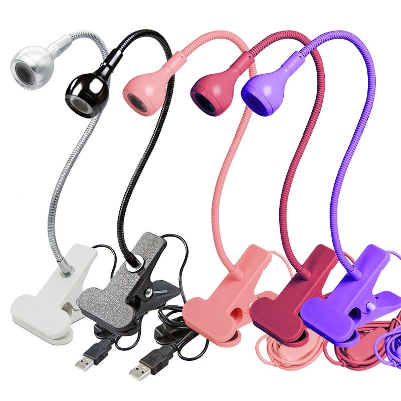 LED Gooseneck Desk Lamp UV Nail Curing Light with USB Clip for Mobile Phone Repair Night Light|电子产品照明