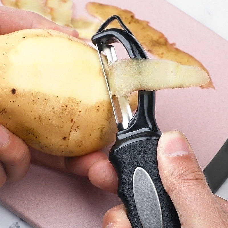 Sleek Stainless Steel Vegetable Peeler for Easy Kitchen Prep|Kitchen Utensils