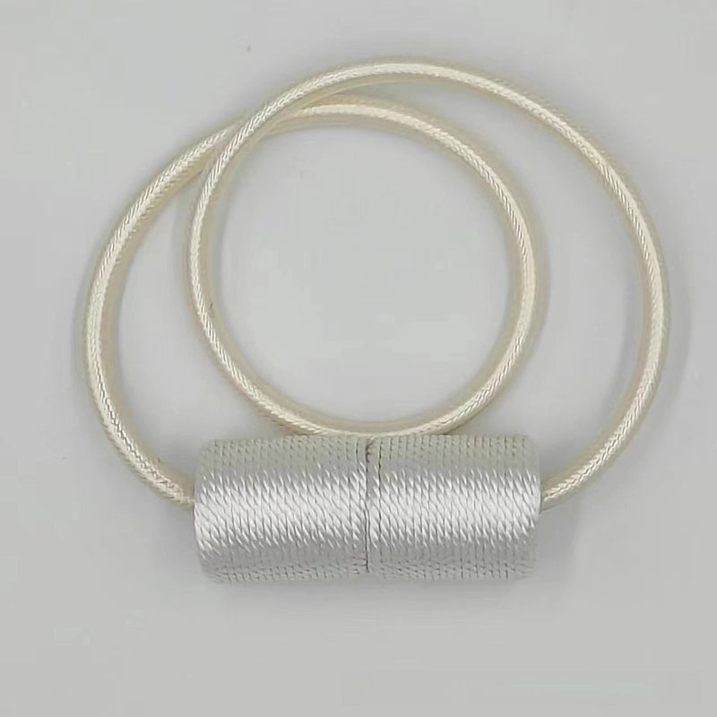 Punch-Free Magnetic Curtain Buckle Tie Rope Accessory for Headphones with Cylindrical Design | Home Decor Accessories