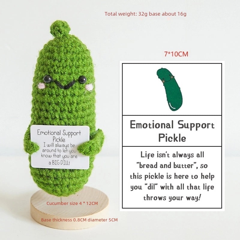 Knitted Fire Extinguisher Doll Cute Funny Plush Positive Energy Ornament|Home Decor Accessories