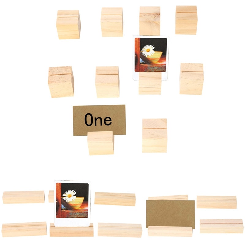 Wooden Geometric Desk Calendar Stand Decorative Artificial Ornament|Home Decor Accessories