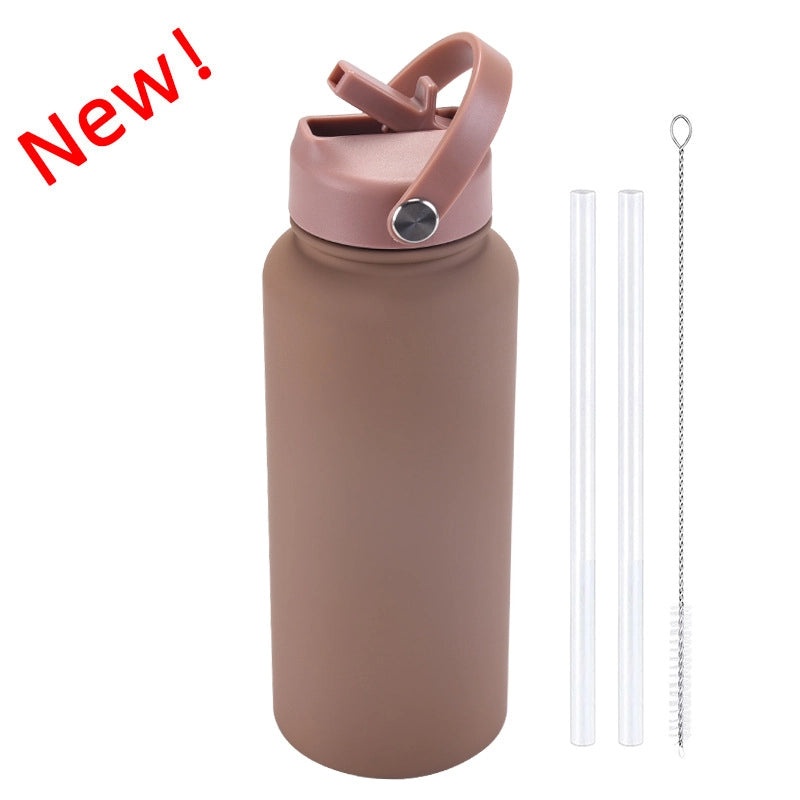Insulated Stainless Steel Thermos Mug in Solid Colors for Everyday Use|Drinkware & Thermoses
