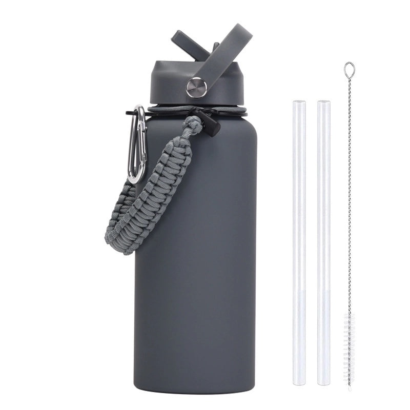 Stainless Steel Water Bottle Single Piece Casual Solid Color | Drinkware & Hydration