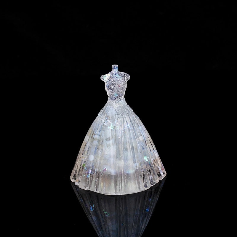 Romantic Minimalist Dress Resin Ornaments Elegant Synthetic Decorative Accessories|Home Decor Ornaments