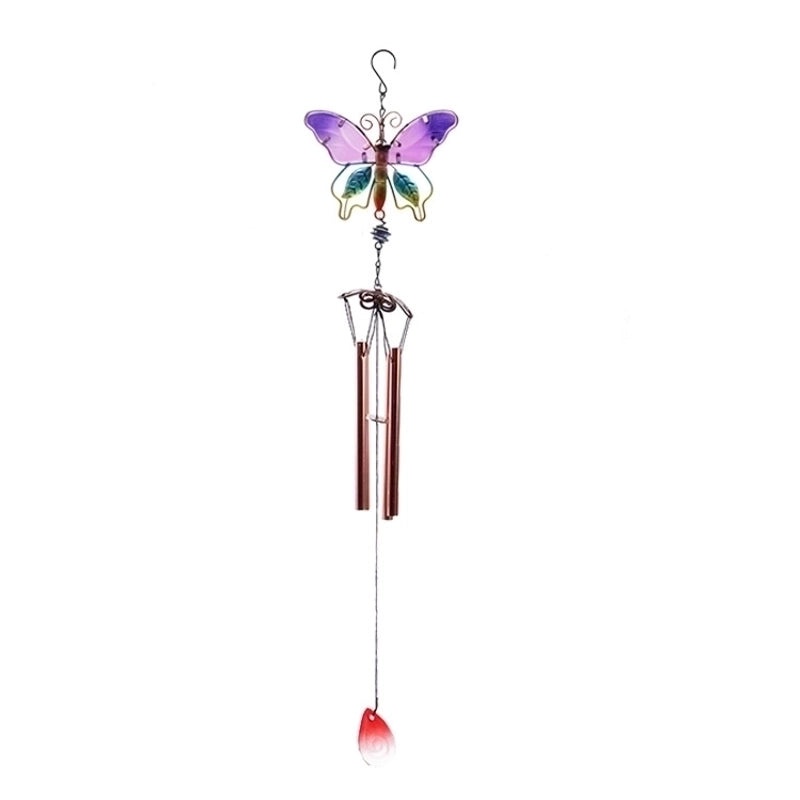 Whimsical Butterfly Metal Wind Chime Wall Decor|Outdoor Garden Hanging Ornaments
