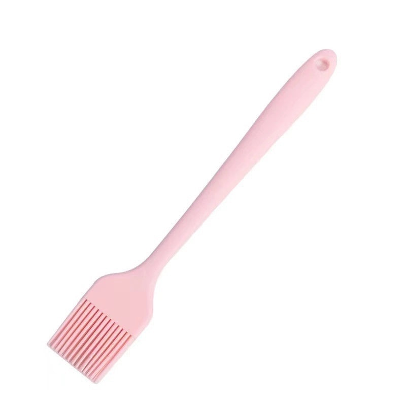 Silicone BBQ Oil Brush High Temp Resistant Integrated Scraper Baking Grill Brush | Kitchen & Dining Tools