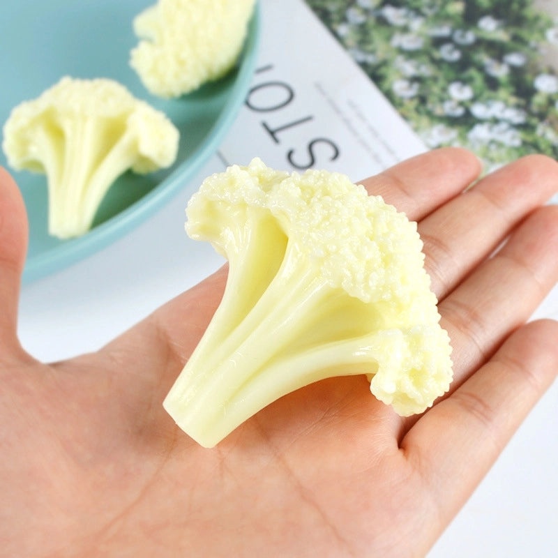 PVC Fake Cauliflower Decorative Food Model for Restaurant Supermarket Scene Props|食品模型及装饰用品