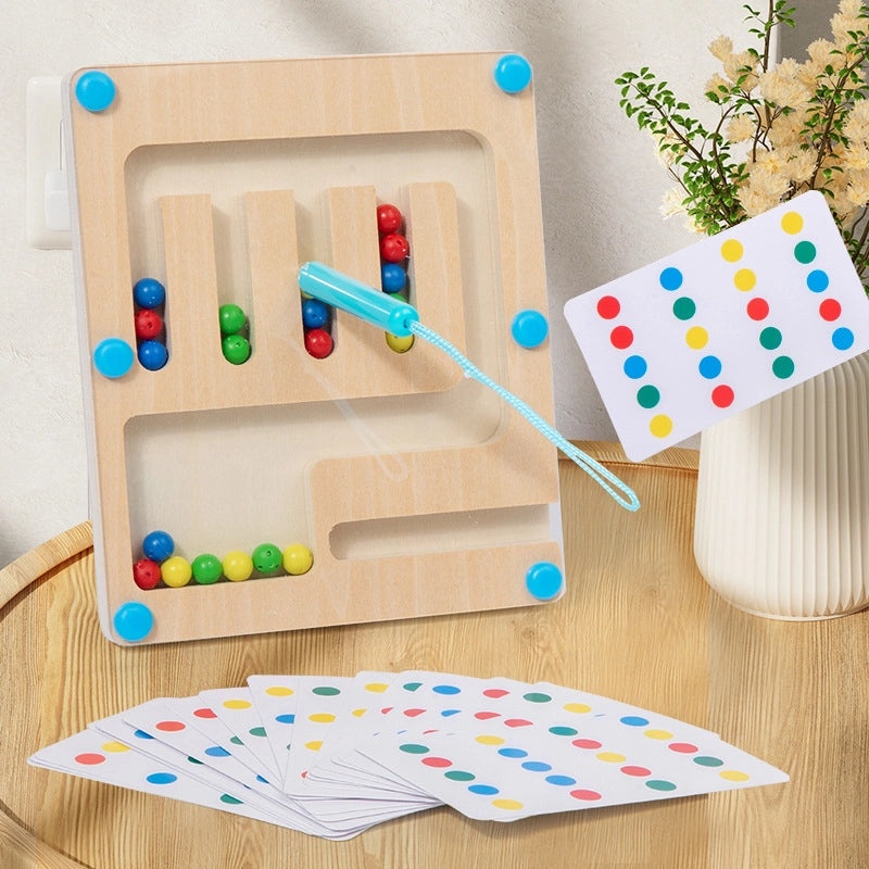 Multicolor Wooden Table and Floor Games for Toddlers Ages 3-6 | Toddler Toys and Games