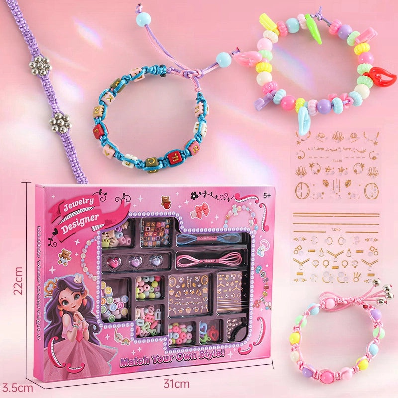 Beaded Suit for Kids Ages 7-16 Solid Color Plastic Toy Bead Set|Children's Toys & Beaded Crafts