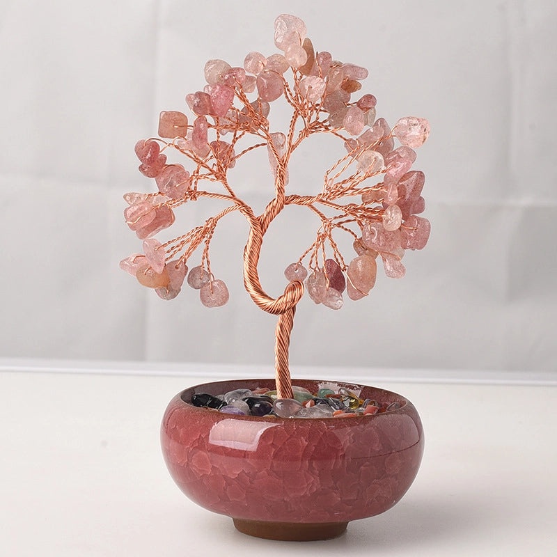 Elegant Amethyst Crystal Tree Ornament for Home Decor|Home Decor Ornaments