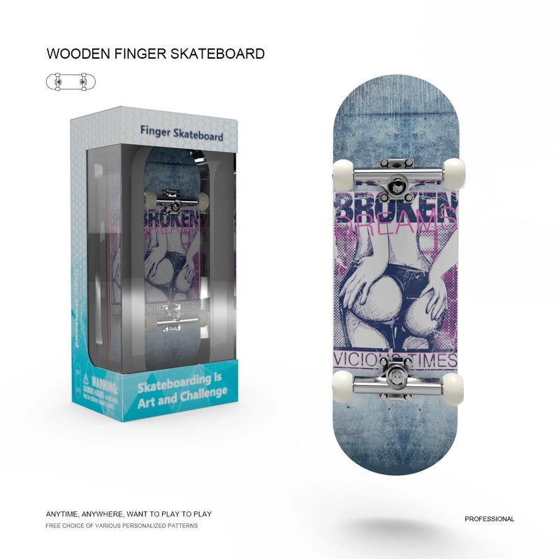 Professional Fingerboard Skateboard with Bearings | Sports & Outdoors