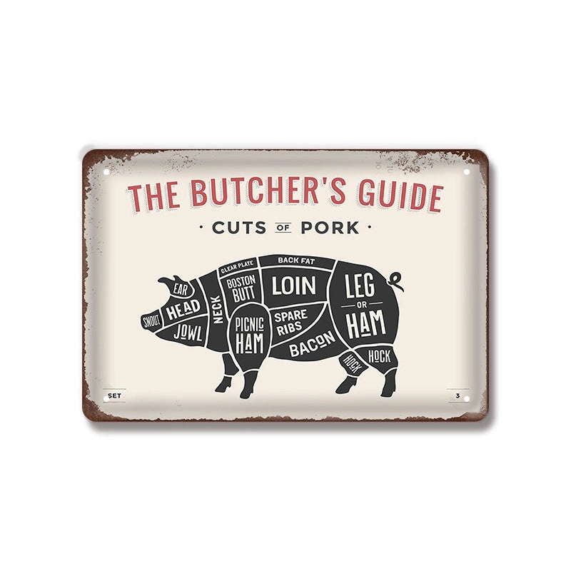 10 Retro Letter Flame Cattle Iron Wall Art Ornaments Set|Home Decor Wall Art