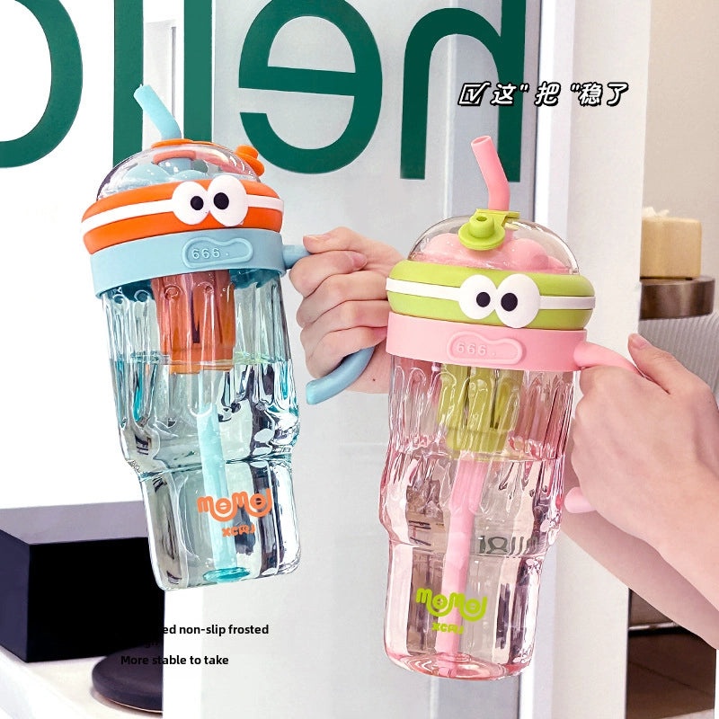 Mini Tea Diary Trendy Large Capacity Summer Straw Plastic Cup for Girls | Drinkware & Cups