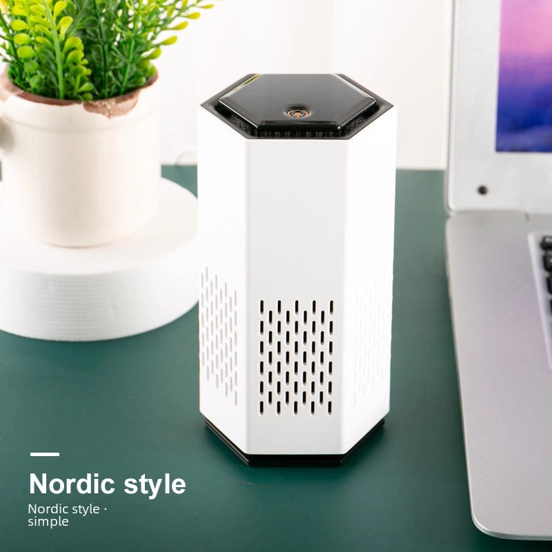 Car Air Purifier K01 Type-C Negative Ion Smoke Remover Desktop Aroma Diffuser | Car Accessories