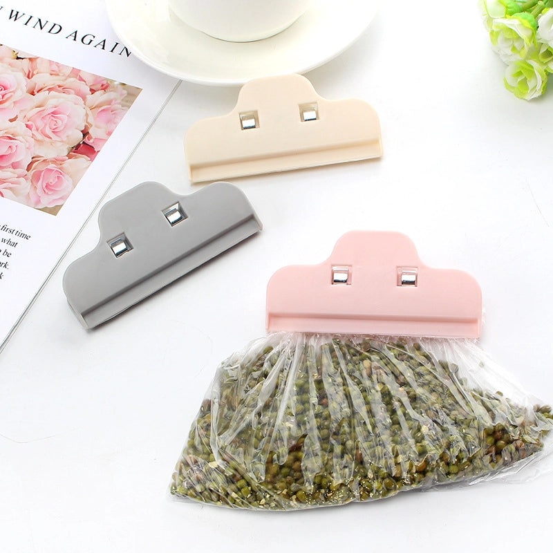 Minimalist Solid Color Plastic Bag Sealing Clip Single Piece | Kitchen Storage Accessories