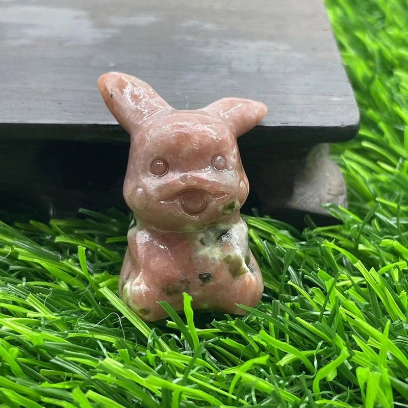 Adorable Animal-Themed Natural Stone Ornaments for Home Decor | Home Decor & Accessories