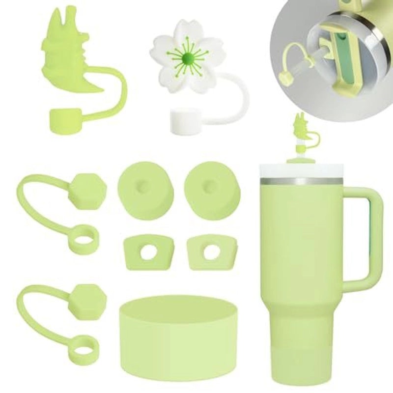 Adorable Animal Flower Silicone Cup Sleeve Set | Drinkware Accessories