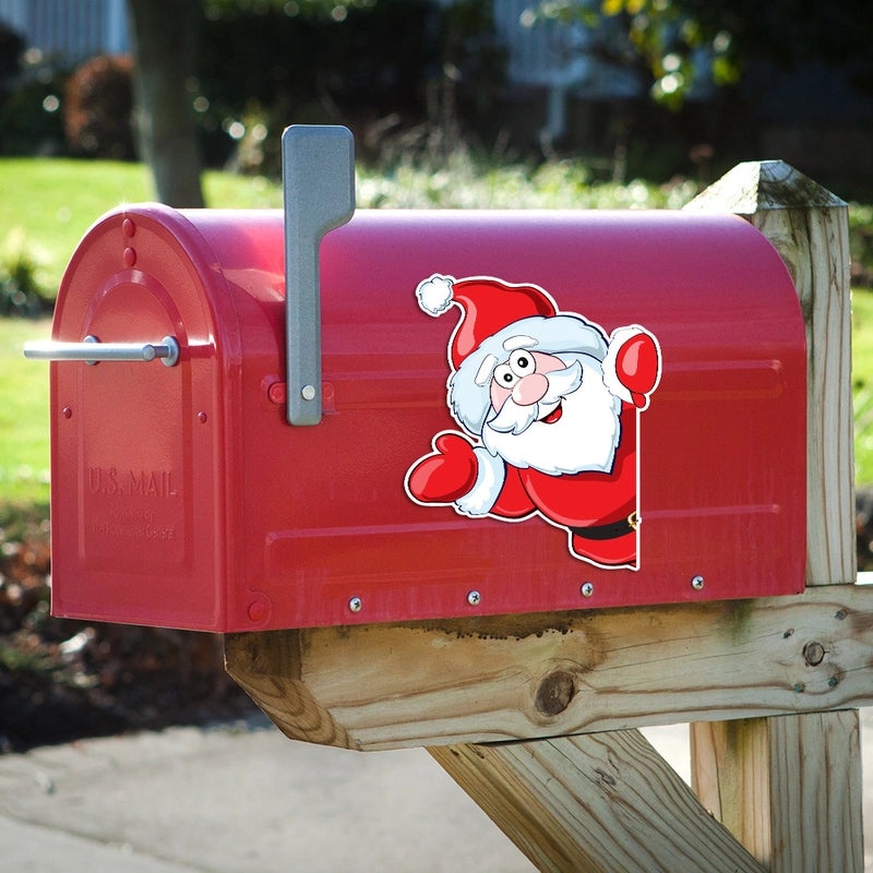 Cartoon Resin Santa Claus Christmas Refrigerator Magnet Party Decor