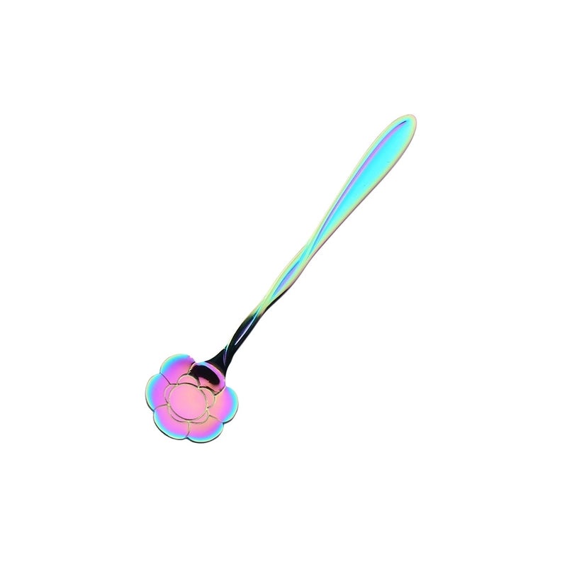 Vacation Floral Stainless Steel Spoon Single Piece | Kitchen & Dining Accessories