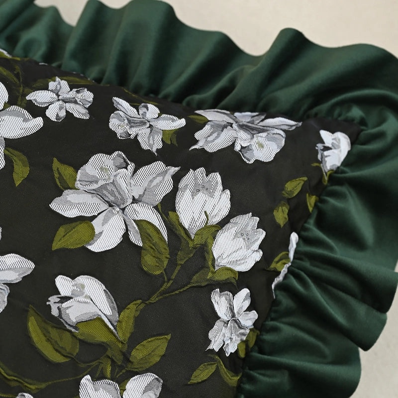 Minimalist Leaf Pattern Polyester Throw Pillow Cover Casual Elegant Home Decor | Home Decor & Bedding