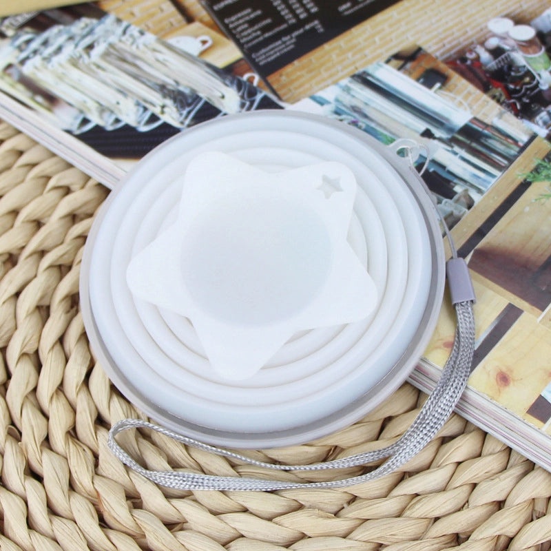 Adorable Pentagram Bear Design Stainless Steel Water Bottle with Silicone Sleeve | Drinkware & Water Bottles