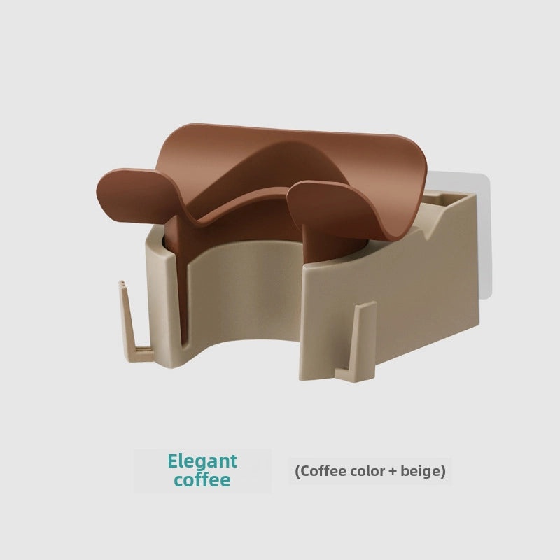 Hands-Free Plastic Hair Dryer Holder Rack | Bathroom Accessories