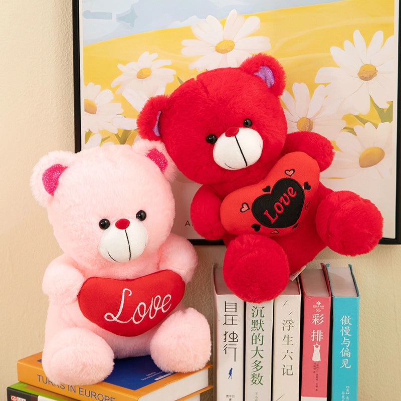 Cute Cartoon Love Bear Plush Doll Soft Rag Toy for Kids Gift|Toys & Games