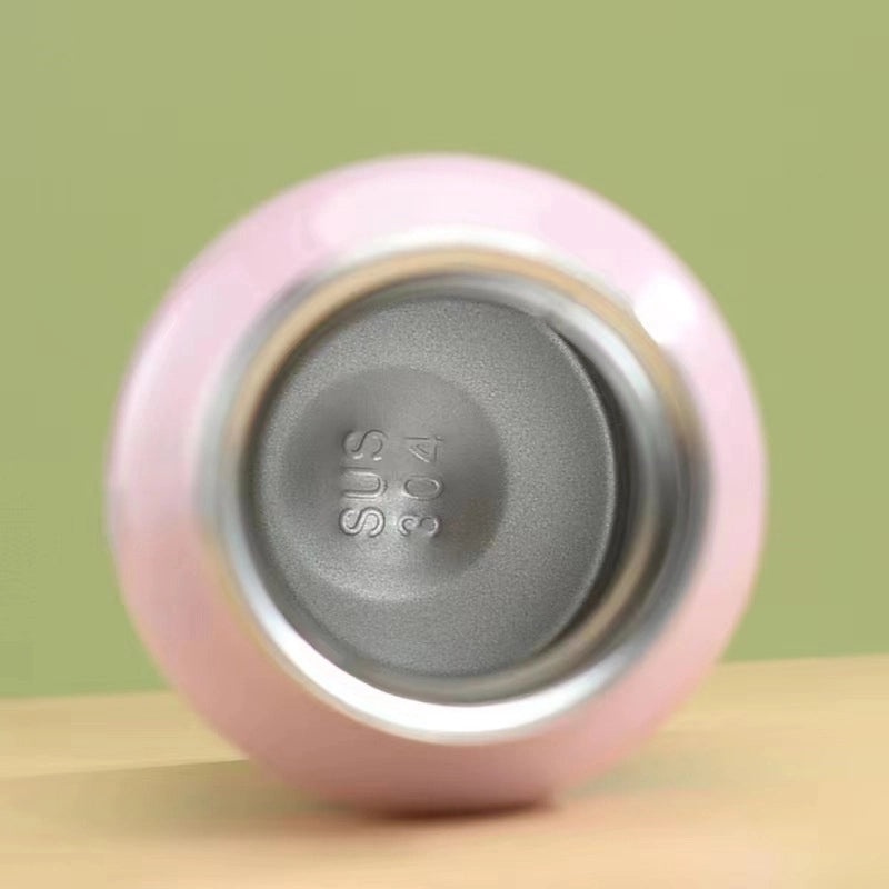 Casual Stainless Steel 304 Thermos Cup with Letter Design 201 Grade | Drinkware & Thermos Bottles