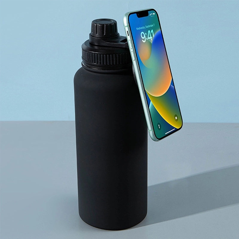 Solid Color 201 & 304 Stainless Steel Water Bottle for Casual Vacation Use 1 Piece | Travel Accessories