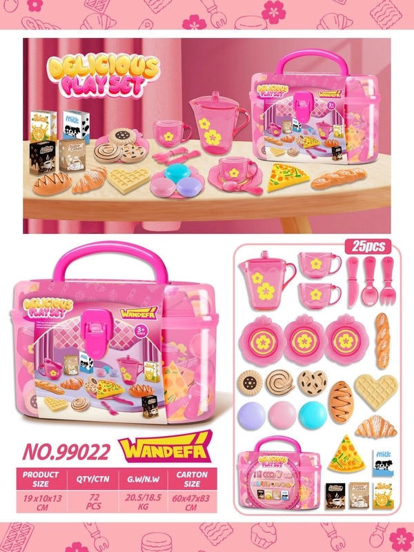 Children's Kitchen Playset Solid Color Plastic Toy Utensils|Educational Toys & Pretend Play