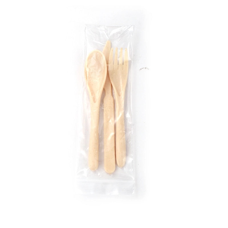 Wheat Straw Casual Tableware Set Solid Color Eco-Friendly Dinnerware | Kitchen & Dining