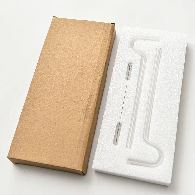 Heat-resistant Glass Straw Set | Drinkware Accessories