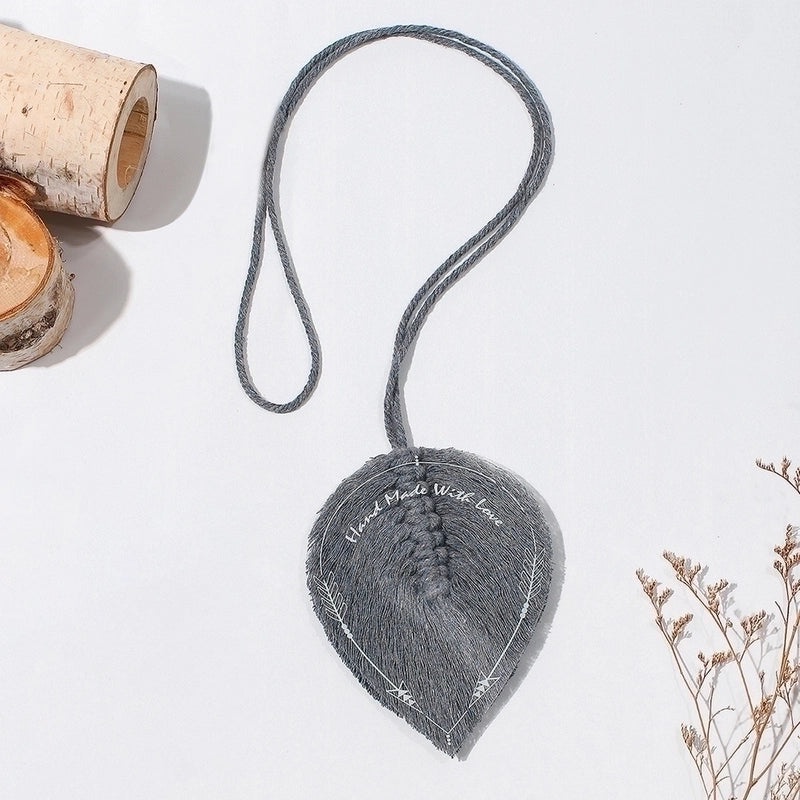 Bohemian Cotton Thread Strap with Pastoral Leaf Design|Fashion Accessories