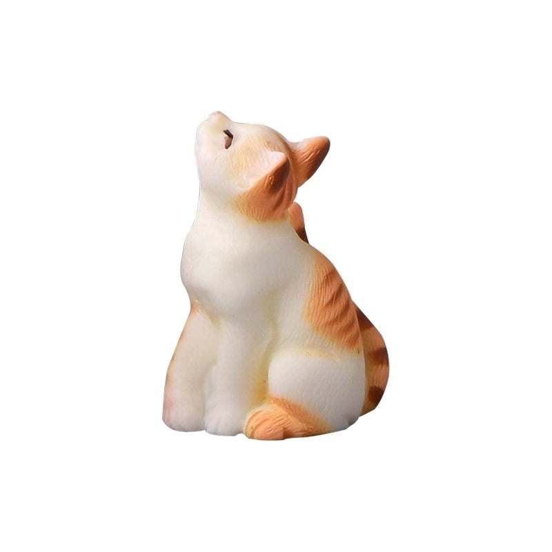 Adorable Cat Resin Figurines Decorative Home Accents|Home Decor