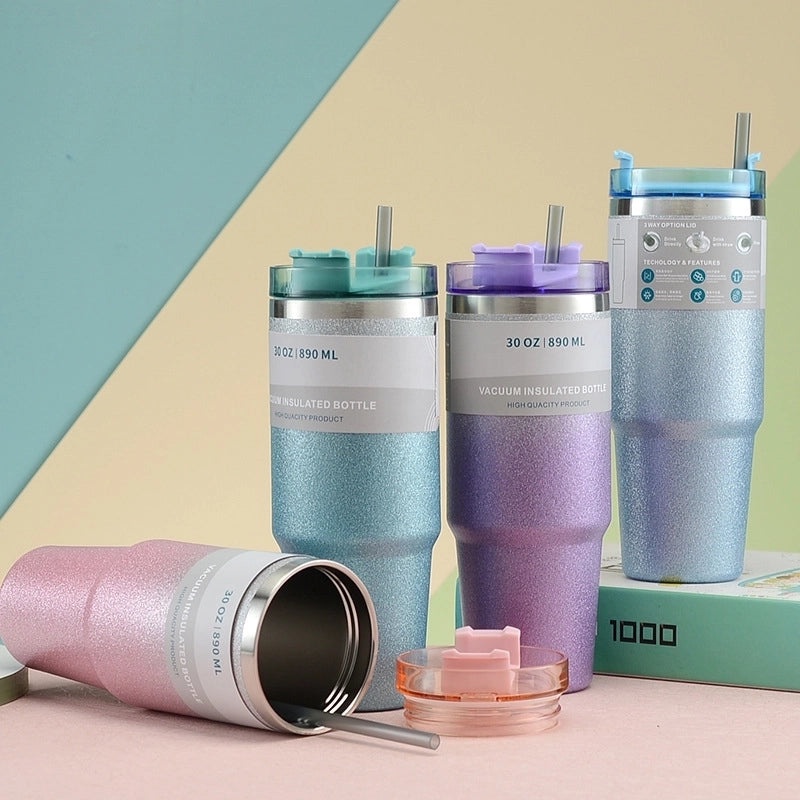 Elegant Solid Color Stainless Steel Water Bottles | Drinkware & Bottles