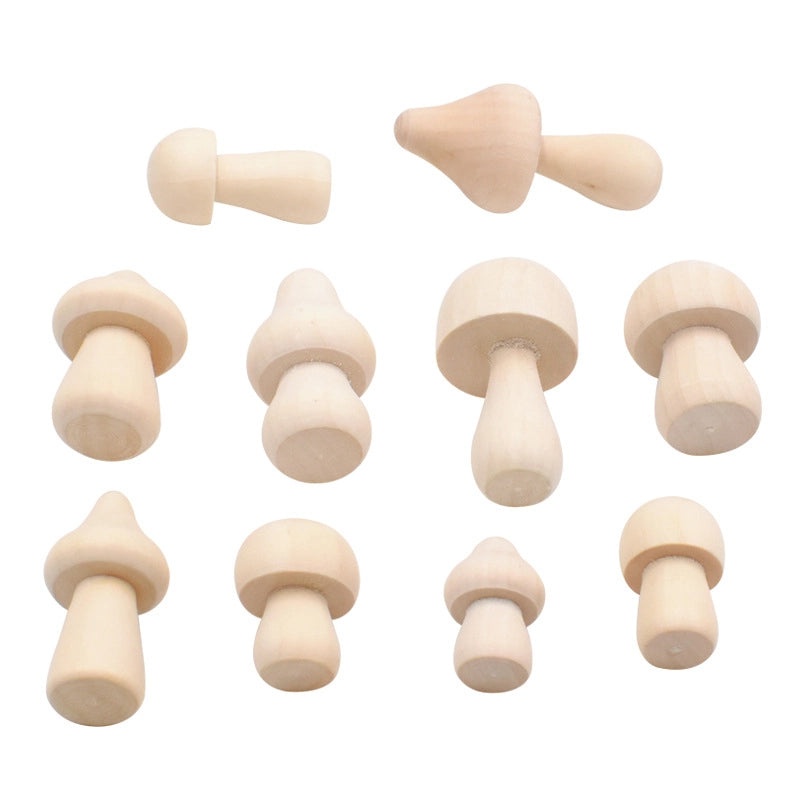 Handcrafted Wooden Mushroom DIY Toy for Kids | Kids Crafts & DIY Toys