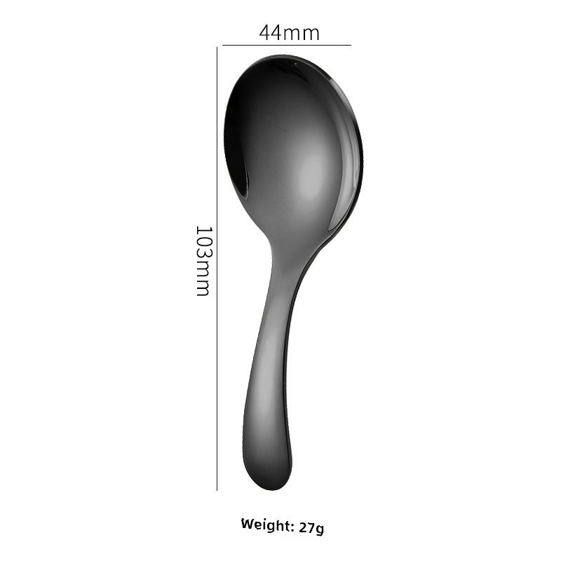 304 Stainless Steel Mini Spoon Short Handle Perfect for Kids Ice Cream Dessert Tea Travel Outdoor Use|Kitchen & Dining Accessories