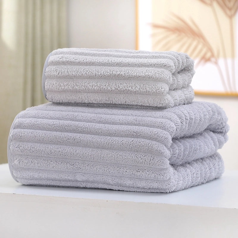 Casual Color Block Daisy Coral Fleece Bath Towels Soft Absorbent Bathroom Towels|Home & Kitchen > Bath > Towels