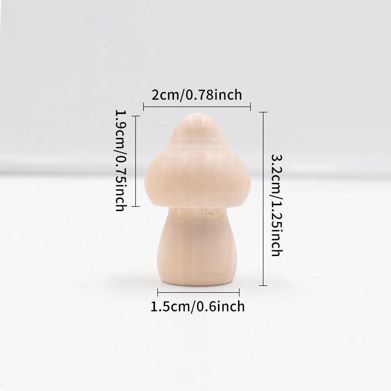 Handcrafted Wooden Mushroom DIY Toy for Kids | Kids Crafts & DIY Toys