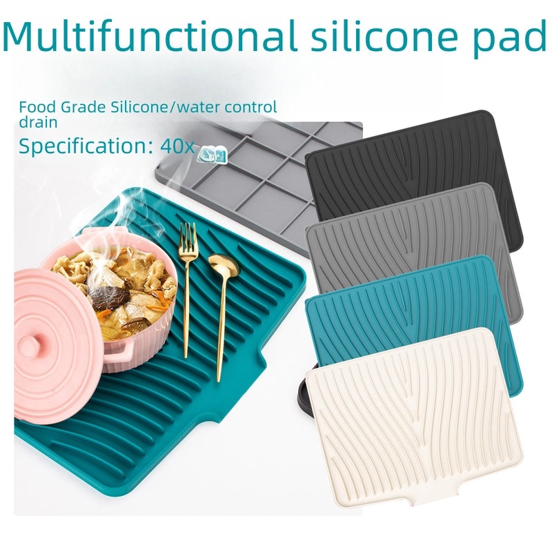 Silicone Drainage Mat for Bowls and Dishes | Kitchen Accessories