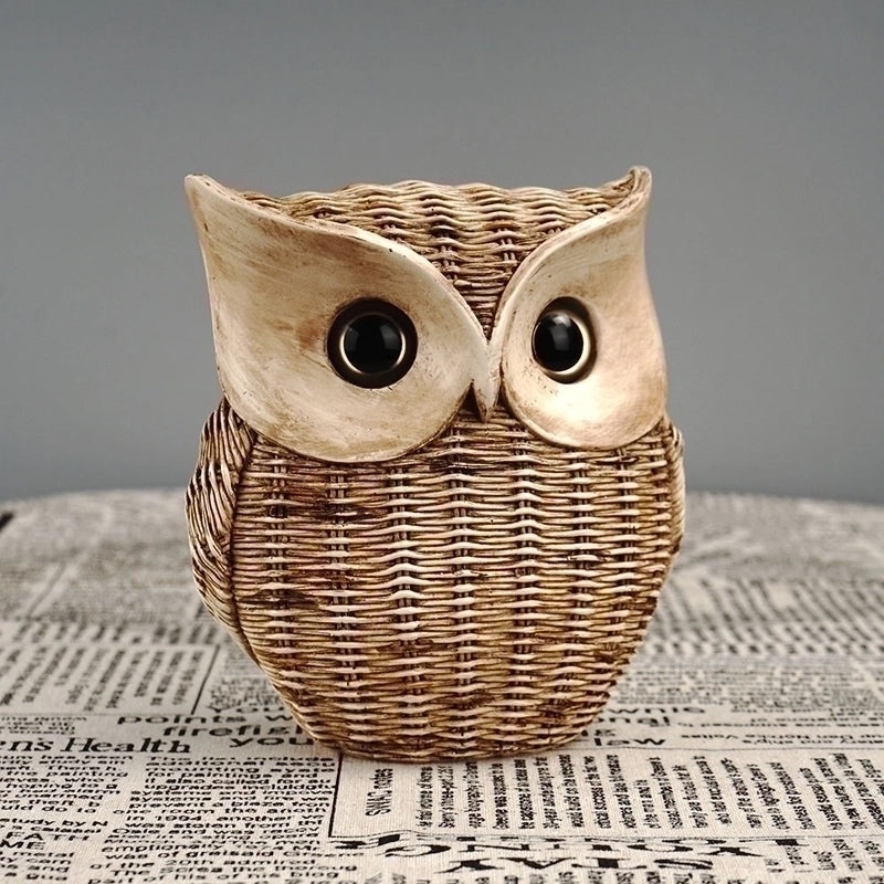 Charming Resin Owl Figurine for Home Decor | Home Decoration