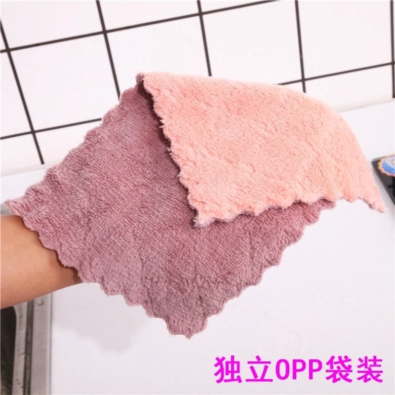 Stylish Solid Color Synthetic Fiber Dish Towel Single Piece|Kitchen Textiles and Towels