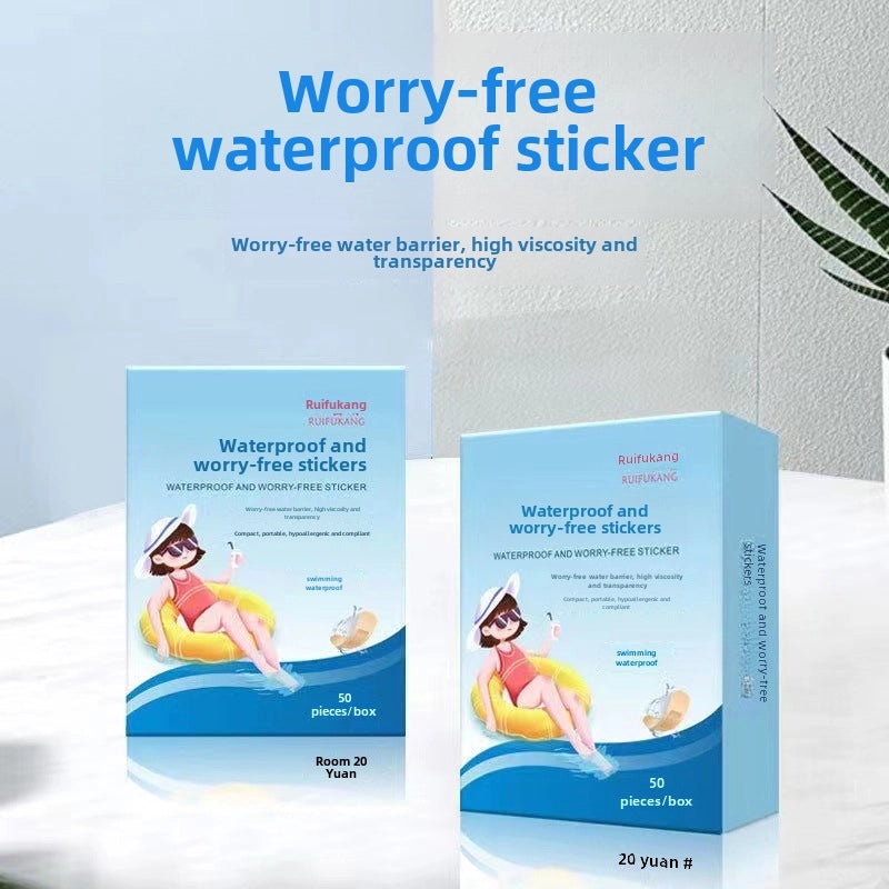 Waterproof Transparent Breathable Anti-Wear Stickers for Baby Feet Portable PU High Adhesive Bath Swimming Use|Baby Care Accessories