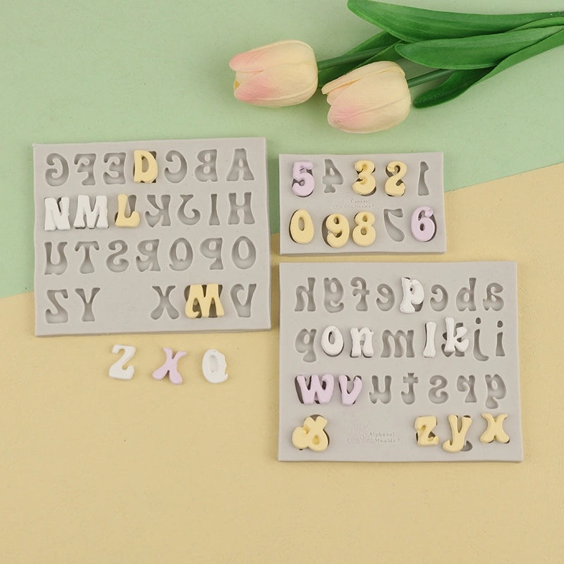Casual Elegant Pastoral Letter Silicone Kitchen Mold 1 Piece | Kitchen Tools & Gadgets