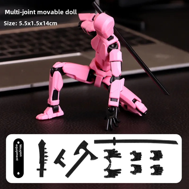 Lucky Doll 13-Joint Movable 3D Printed DIY Whole Body Stress Relief Toy | Toys & Games