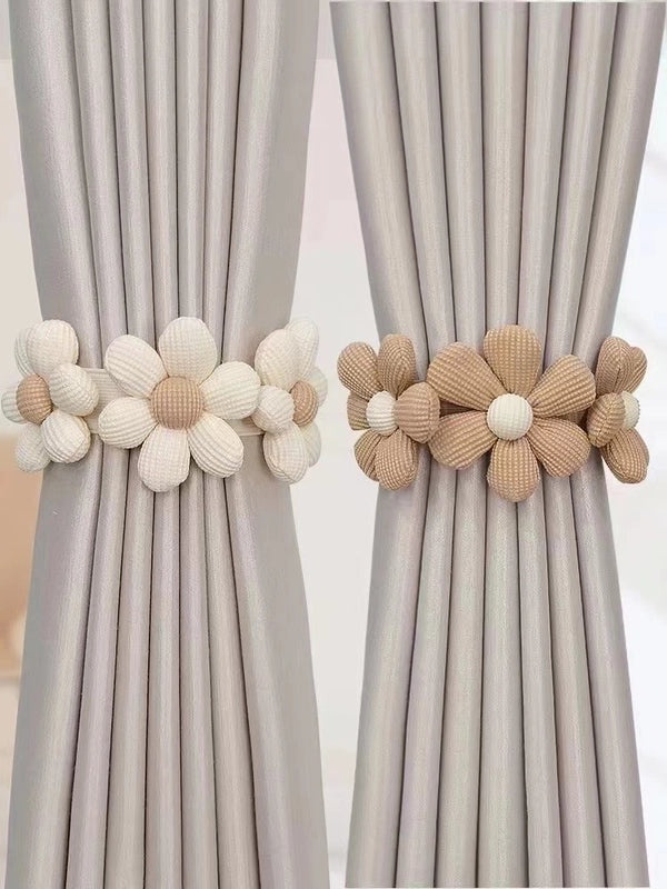 Modern Simple Hemp Rope Curtain Tiebacks with Magnetic Buckle | Home Decor Accessories