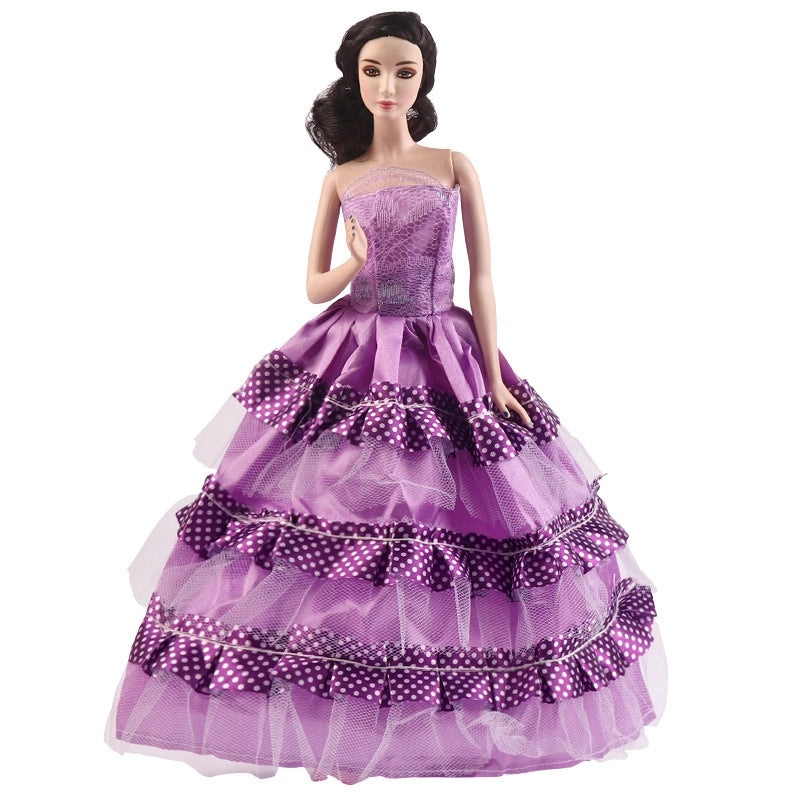 Exclusive Badger Doll Wedding Dress Princess Dress Large Doll Accessories|Doll Clothing & Accessories