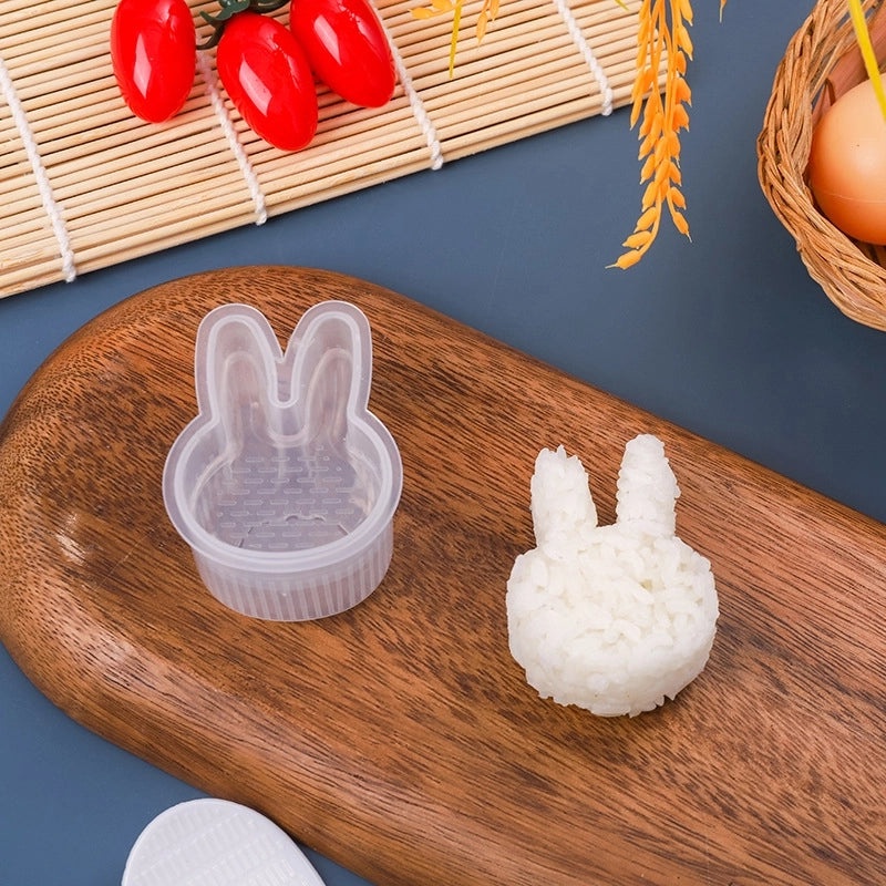 Creative Transparent Cartoon Rice Ball & Sushi Mold for Kids | Kitchen Accessories