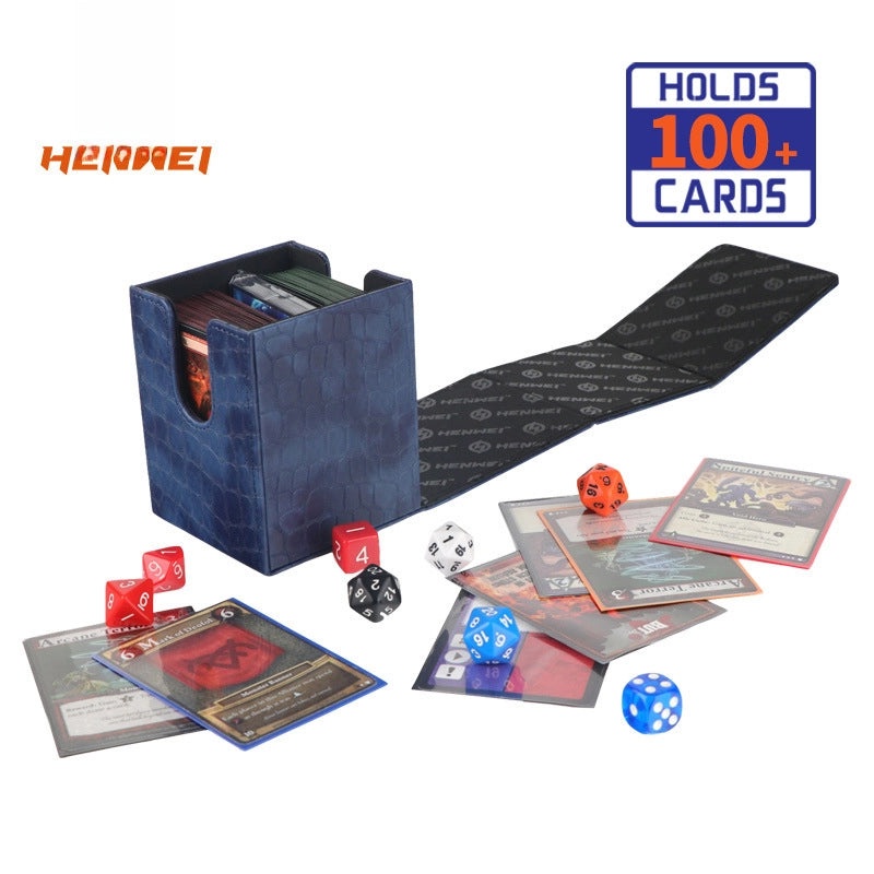 Henwei Hengwei PU Leather Card Storage Box for Table Games | Board Game Accessories